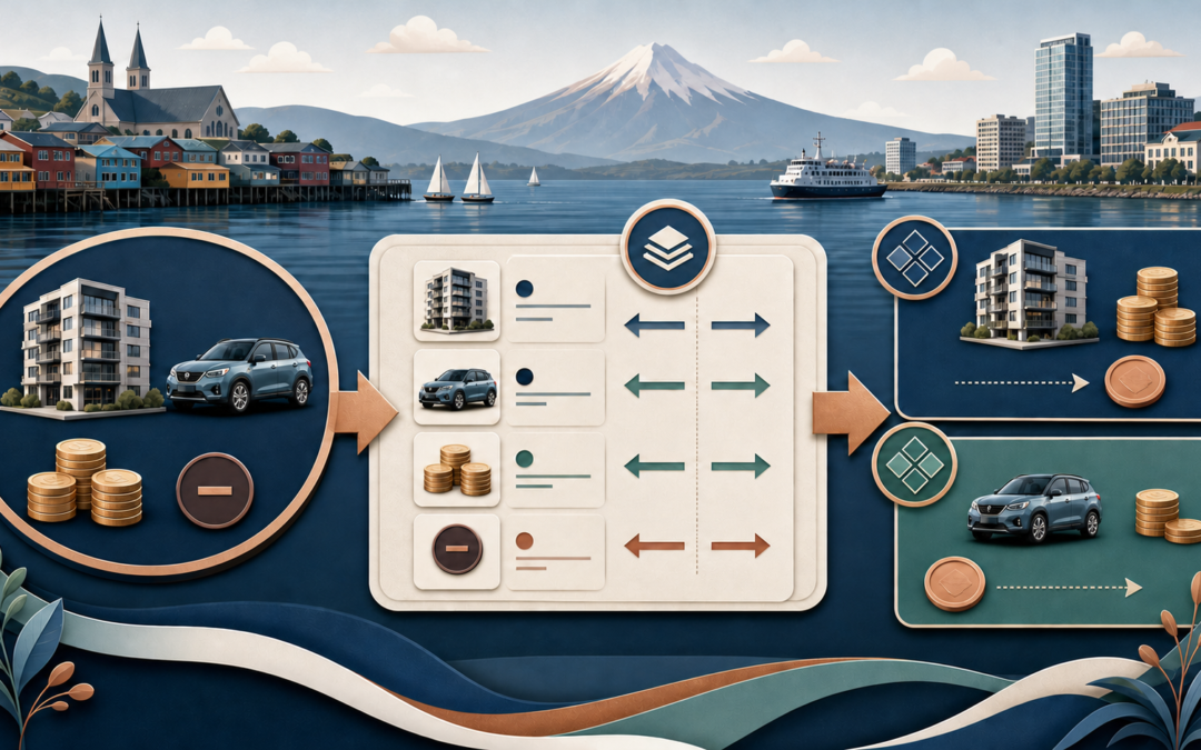 Liquidación de sociedad conyugal en Puerto Montt: bienes y deudas